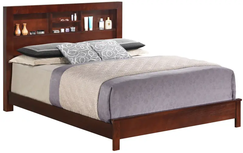 Transitional-Style Upholstered Bed Frame