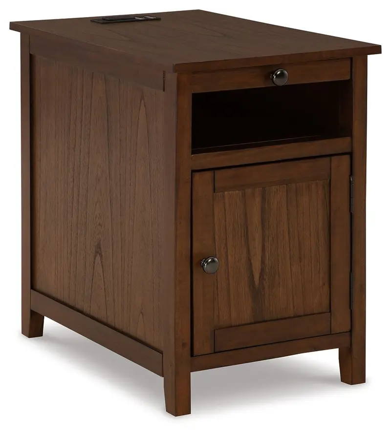 Treytown Compact Chair-Side End Table with Drawer