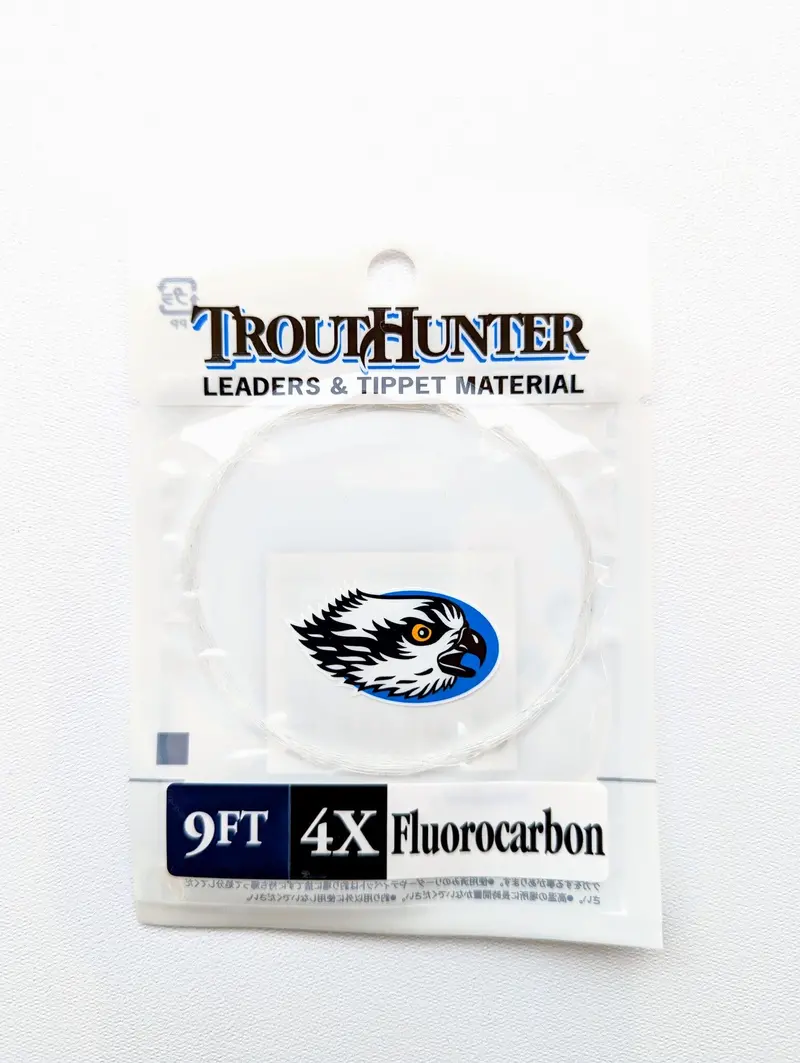 TroutHunter Fluorocarbon Leader with Pre-Tied Loop