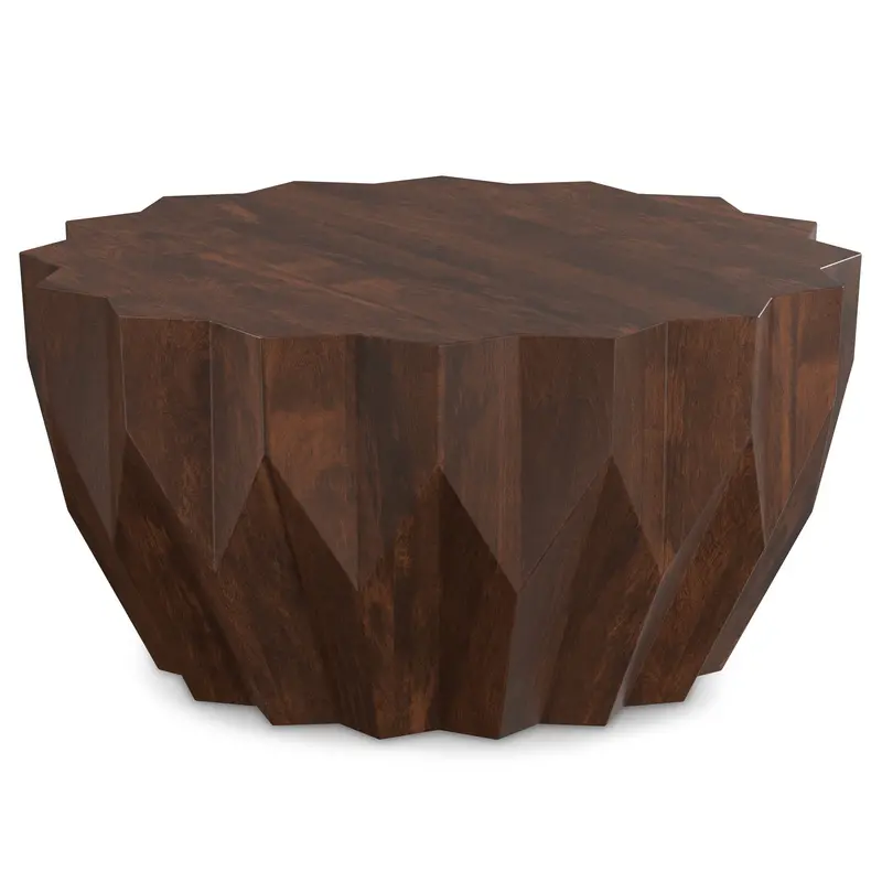 Turnbull Solid Wood Coffee Table – Warm Walnut Top