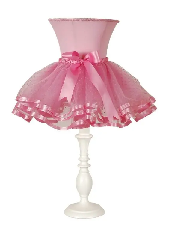 Tutu-Style Accent Table Lamp Pair for Boho Interiors