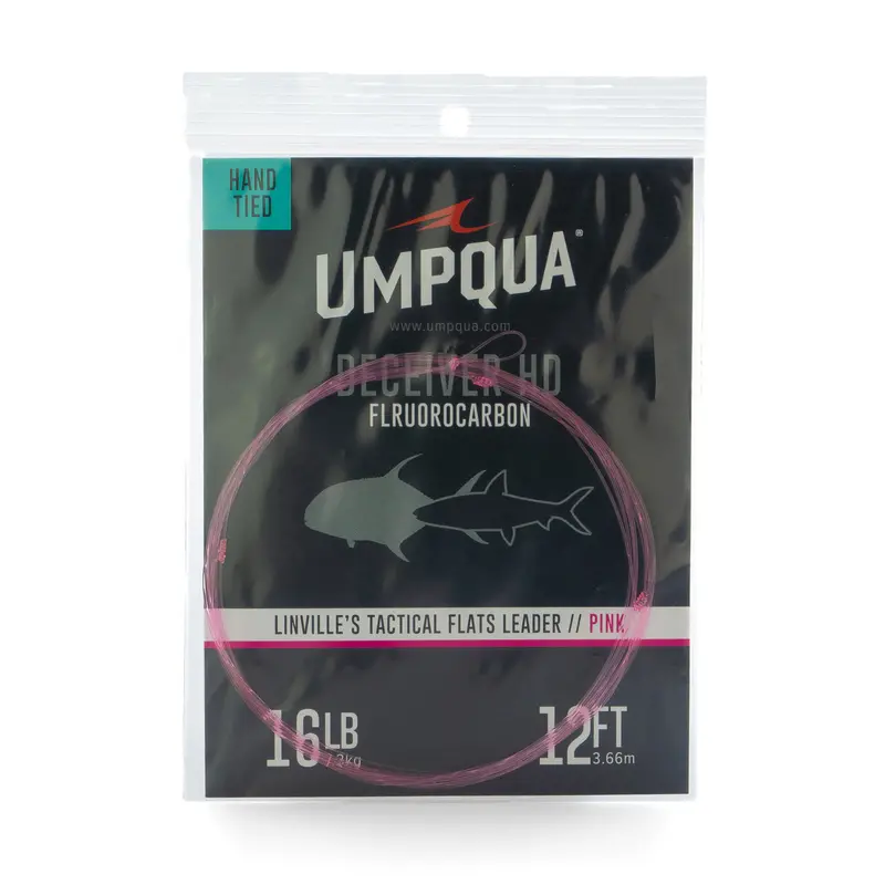 Umpqua Tactical Flats Leader – Pink Fluorocarbon