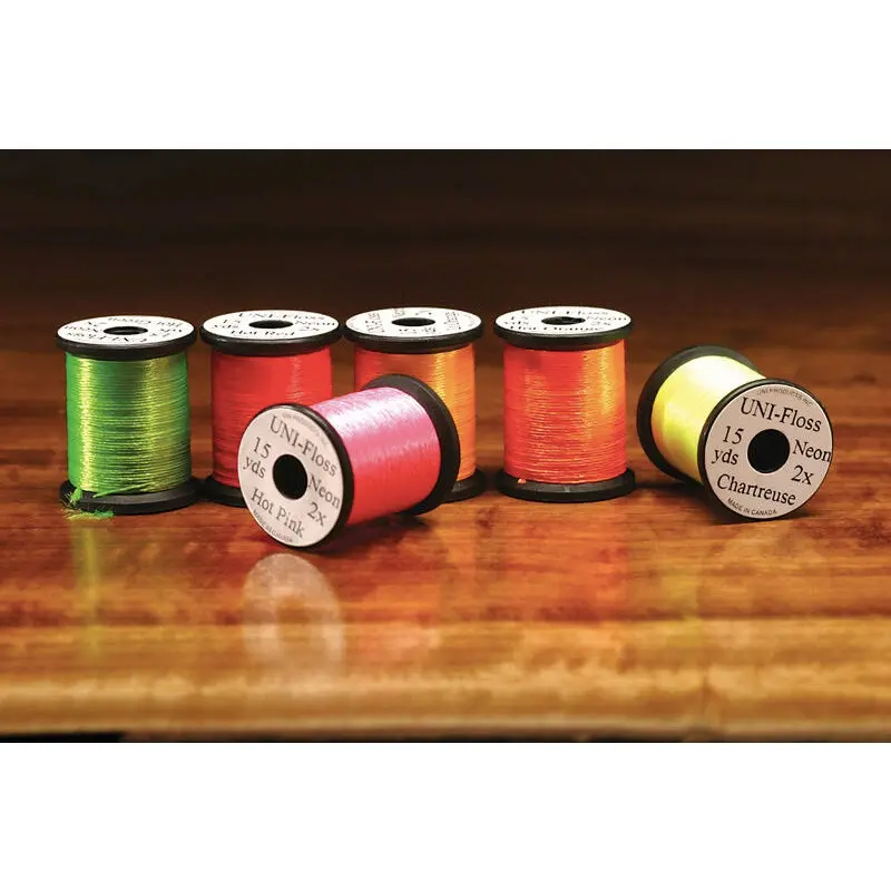 Uni-Floss Neon – High-Visibility Fly-Tying Floss