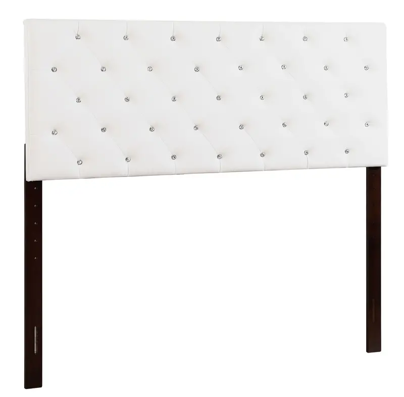 Upholstered Panel Headboard with Button-Tufted Detailing