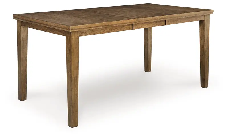 Urbinforte Light Brown Counter Height Extension Dining Table