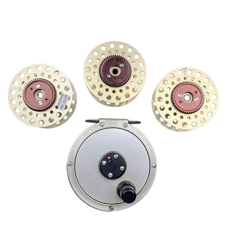 Valentine 375 Fly Reel with Three Additional Spools