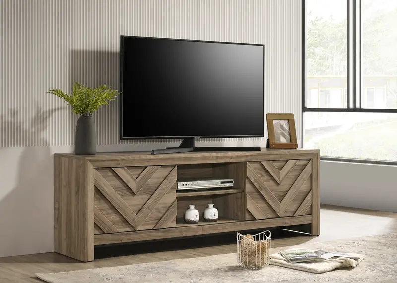 Valor Light Brown TV Stand