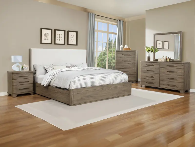 Veranda Dresser – 5-Drawer Mid-Century Styled Bedroom Cabinet