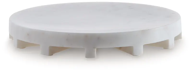 Wainmoore Glossy White Serving Tray – Modern Kitchen or Bar Accessory