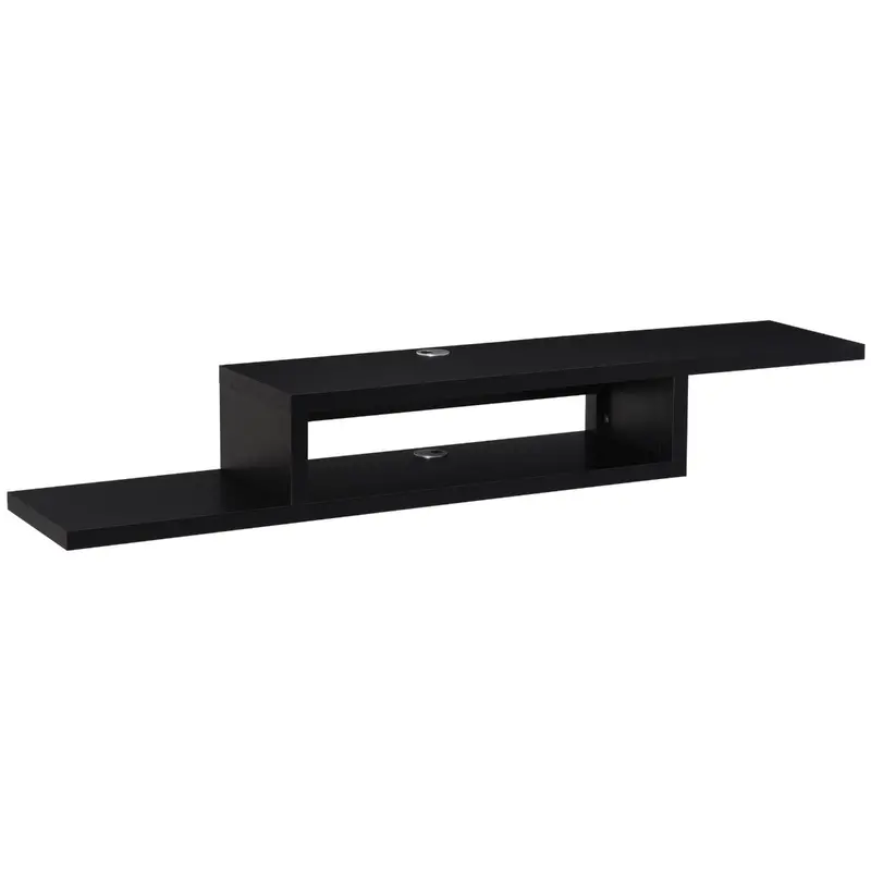 Wall-Mounted Floating TV Unit – Slim Modern Media Console for Flat-Screen Displays