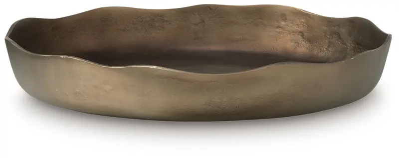 Wallmen Metallic Tray – Champagne Gold Decorative Surface Accessory
