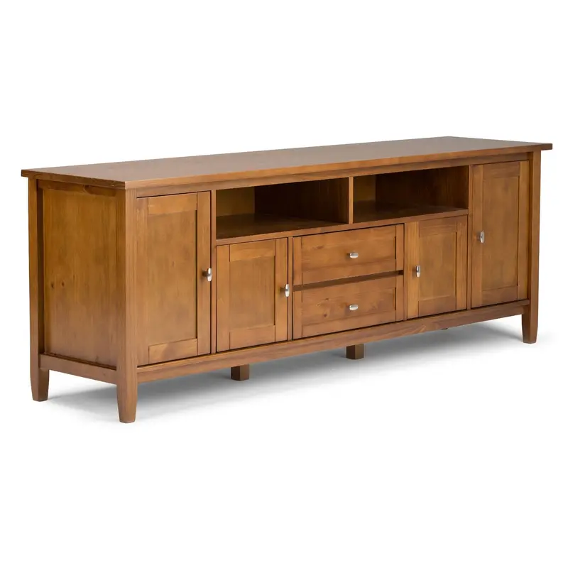 Warm Shaker Custom TV Console Media Stand