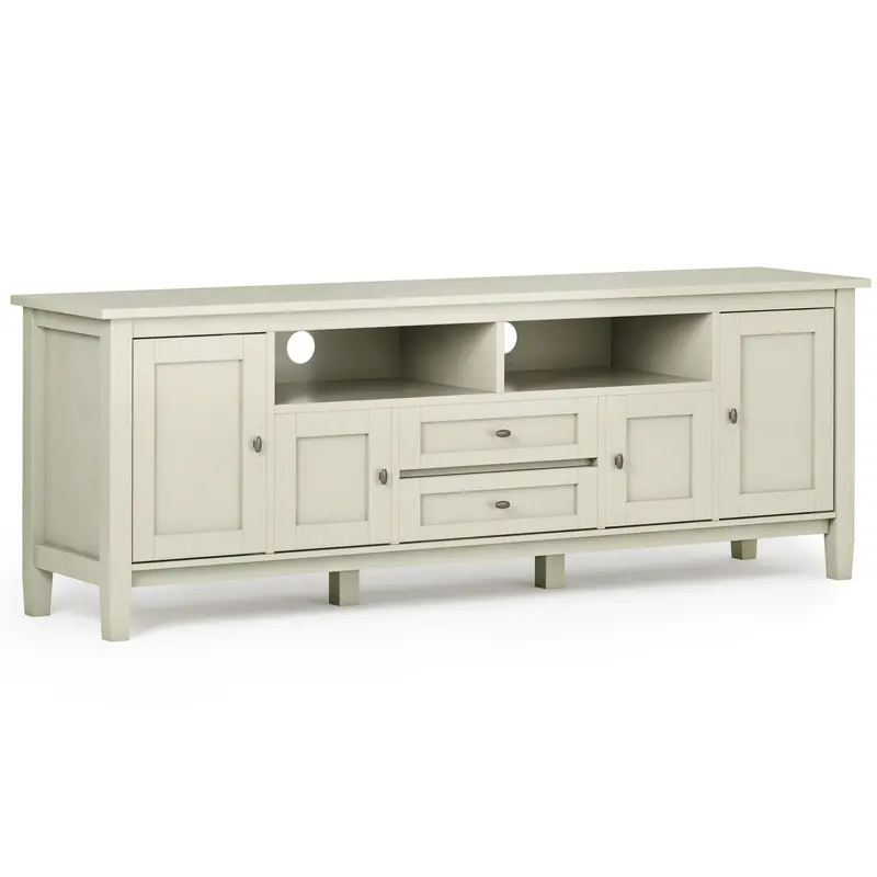 Warm Shaker TV Media Stand – Handcrafted Wood Entertainment Center