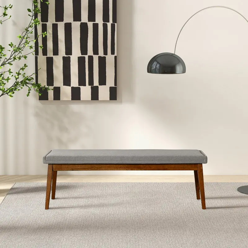 Warren Ash Gray Wooden Bench