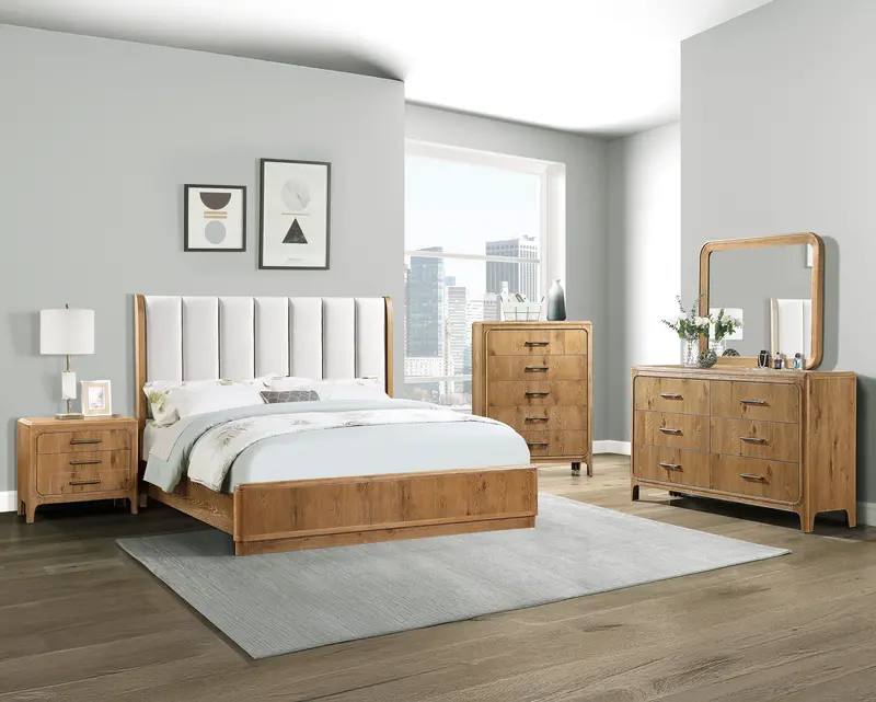 Westcott Cerused Natural 7-Drawer Dresser