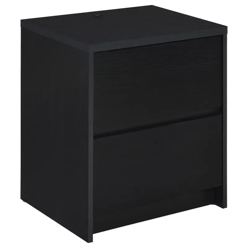 Westpark 2-Drawer Nightstand with USB Ports and LED Lighting
