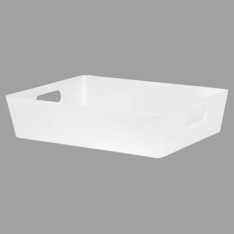 Wham Studio White Basket – 6L Compact Utility Bin