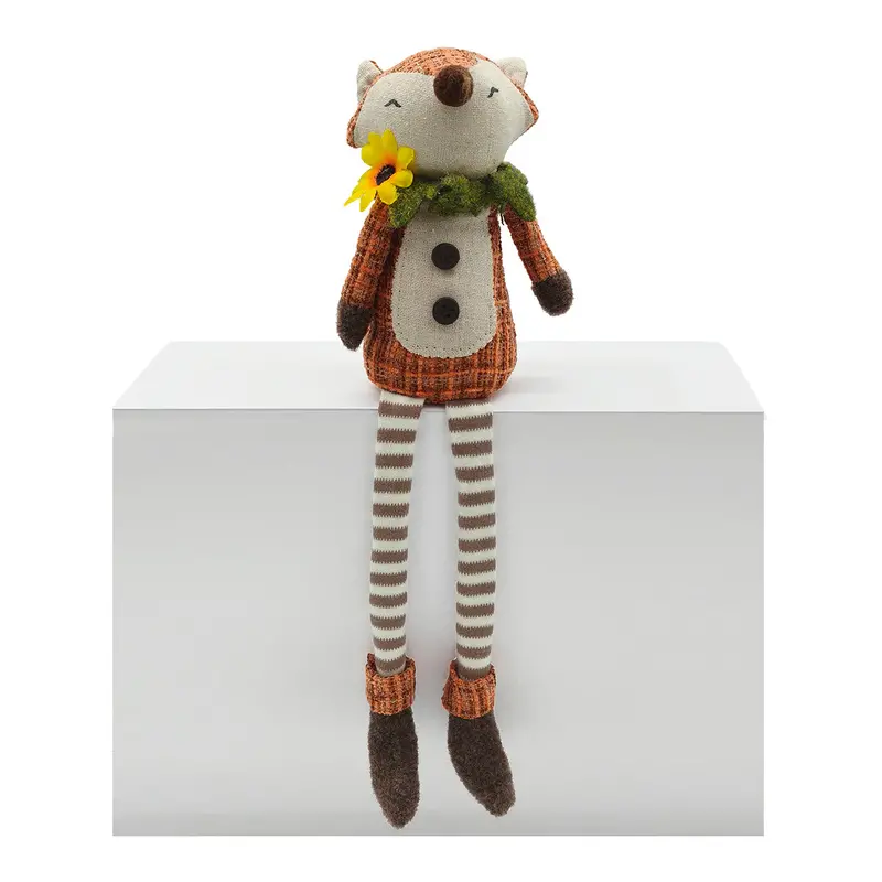 Whimsical Autumn Fox Figurine – 32cm Multicoloured Halloween or Harvest Decor by Hamilton McBride
