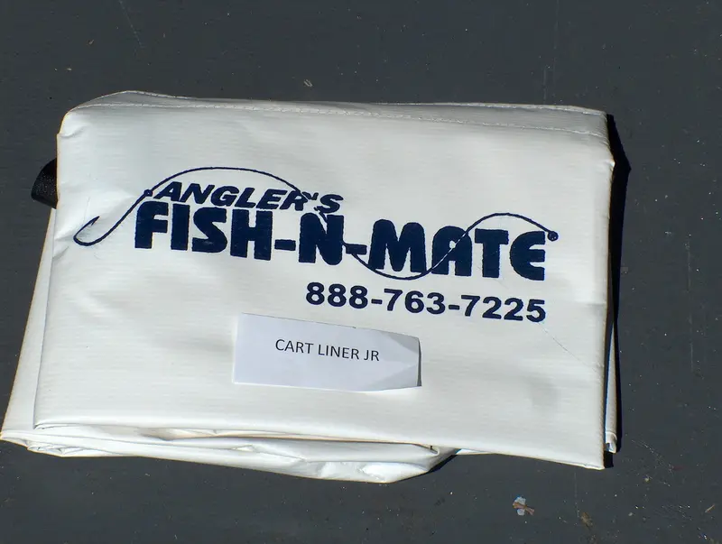 White Fishing Cart Liner for Fish N Mate Junior Model