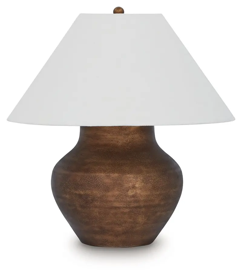 Whitham Antique Copper Metal Table Lamp