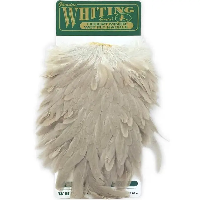 Whiting Farms Hebert Miner Hen Saddle Feathers