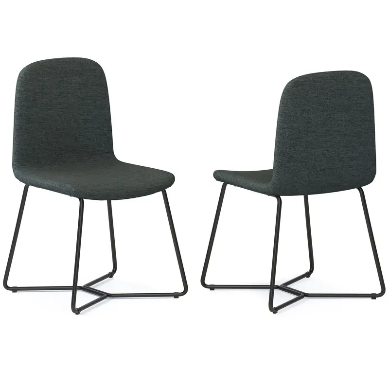 Wilcox Charcoal Gray Dining Chairs – Set of 2