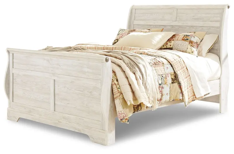Willowton Platform Bed – Minimalist Low-Profile Frame