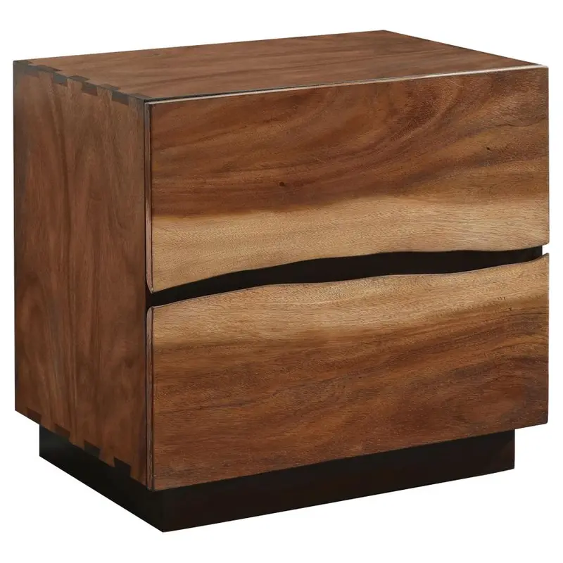 Winslow Smokey Walnut 2-Drawer Nightstand