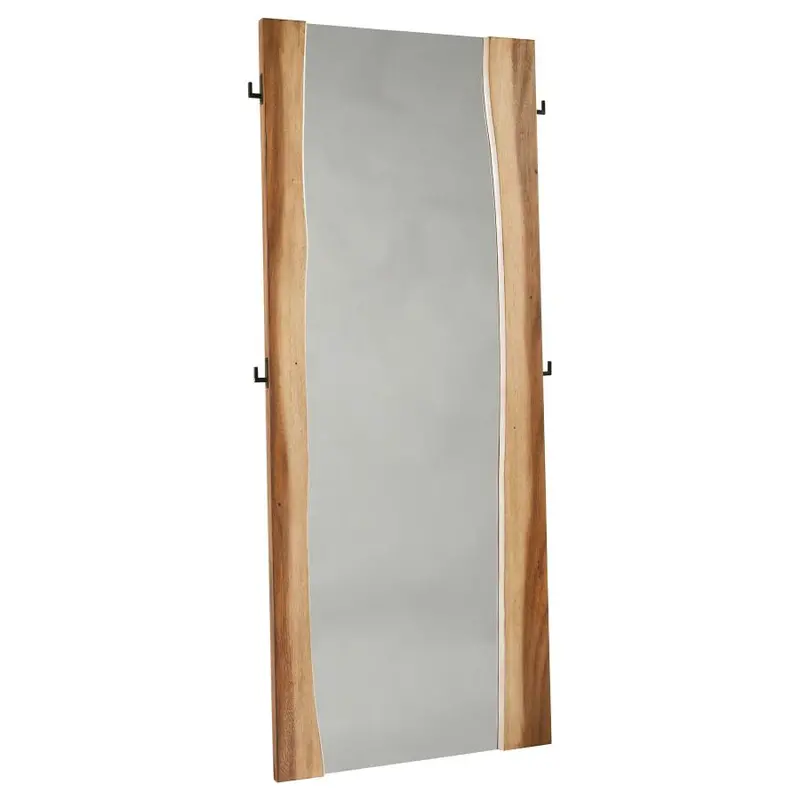 Winslow Smokey Walnut Full-Length Floor Mirror