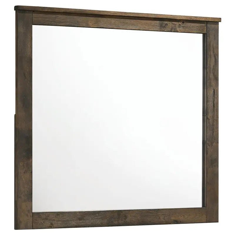 Woodmont Rustic Golden Brown Dresser Mirror