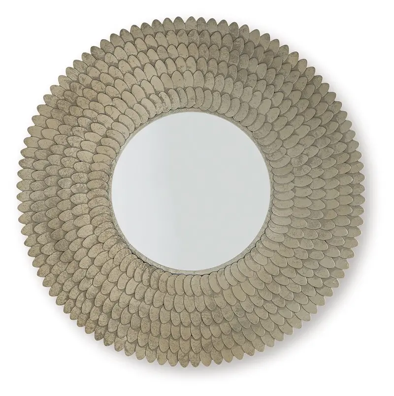 Wrightmund Luxury Accent Mirror – Champagne Metallic Frame Finish