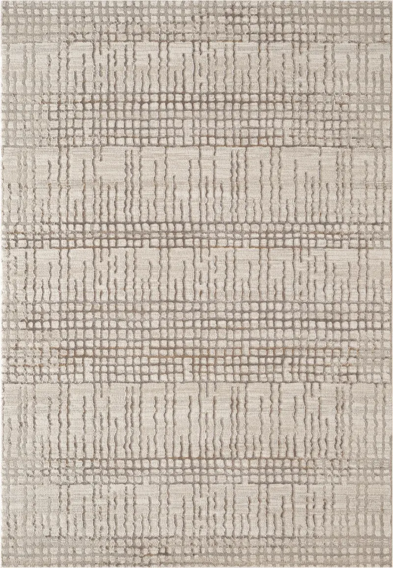Zaria Multicolor Power-Loomed Area Rug – 6’6″ x 9’0″